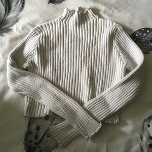 Mock Neck Turtleneck Sweater